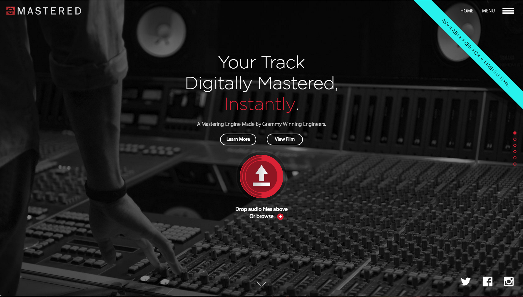 Grammy Winning Team Launches eMastered, Allowing Musicians to Instantly Master Their Music Online